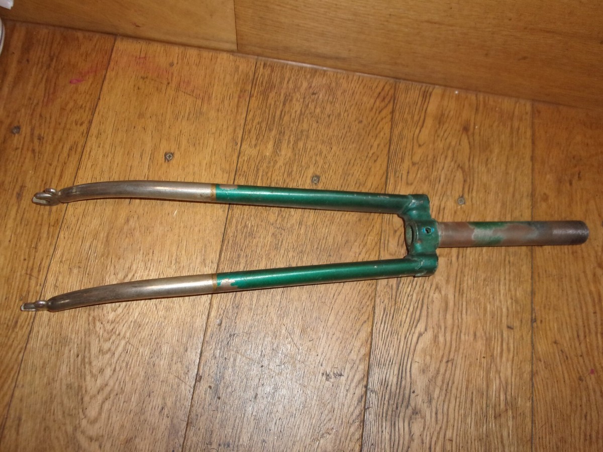 Fourche Vélo Course Vintage 700c - Acier Rouge - Fabrication Française Années 70