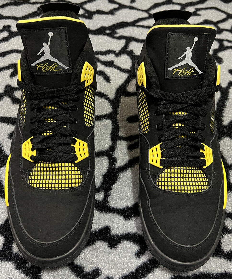 Air Jordan 4 Retro THUNDER | eBay Air Jordan 4 Retro THUNDER | eBay