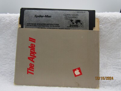 1Green Valley Pub Floppy Disks: Spider-Man for Apple II