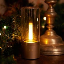 Small Cordless Table Lamp, Rechargeable LED Night Light, Dimmable Battery Ope...