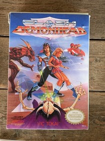 Vintage 1989: Clash at Demonhead Nintendo NES Game Box & Manual-Tested-Working