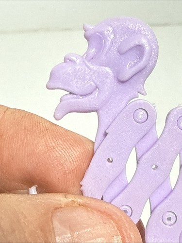 R&L Cereal toys AUSTRALIA 70s Kelloggs Stretchy Monkey Vintage Purple - Picture 6 of 12