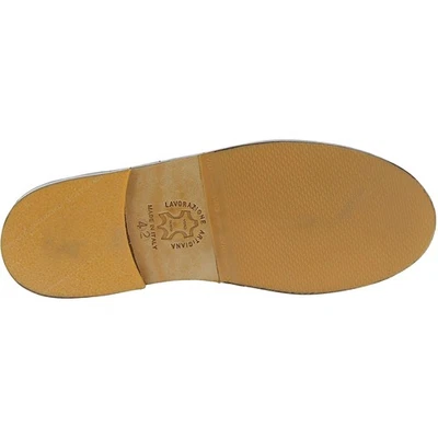Chaussures basses Homme en cuir marron foncé artisanales semelle en caoutchouc - Photo 1/4