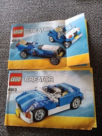2 LEGO CREATOR #6913,,LEGO INSTRUCTION MANUALS,, ONLY,,LOOK 