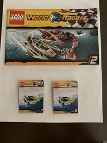 LEGO World Racers: Jagged Jaws Reef (8897) And 2 Sets 30031
