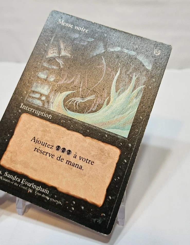 FRENCH Dark Ritual Revised Messe noire FBB MTG Magic The Gathering 263 - Image 3 of 4