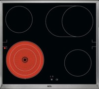 AEG HE604070XB Glaskeramik-Kochfeld 60 Cm – Zweikreis- Und BräTerzone
