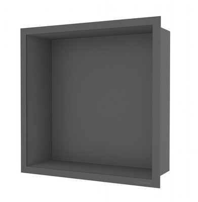 Easy Drain Duschnische schwarz Edelstahl 30 x 30 cm wandbündig