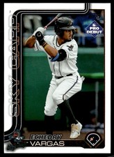 2025 Topps Pro Debut #PD-155 Echedry Vargas Beloit Sky Carp Pro Debut