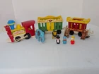 Vintage Fisher-Price Play Family Circus Train #991 with Little People & Animals