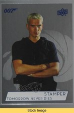 2019 Upper Deck James Bond Collection Silver Foil Gotz Otto as Stamper READ 5x5