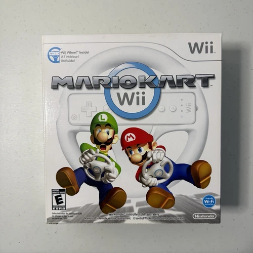 Mario Kart Wii [Wheel Bundle] (Nintendo Wii, 2008) (New/Sealed) Nice!