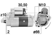 Messmer Starter 2 KW Passend FüR Suzuki Grand Vitara II 2.0 AWD 220935A