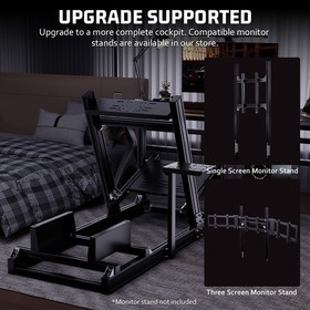 Hottoby Racing Simulator Cockpit 4080 Aluminum Fit LogitechG29 G920 Thrustmaster