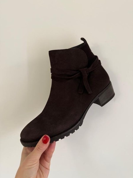 Women Paul Green Boots Brown Suede 37.5