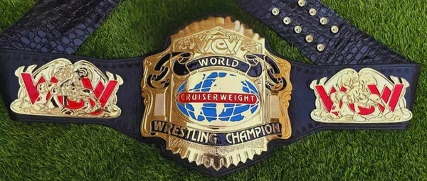 WCW Cruiserweight Championship Replica Title Belt Adult Size Brass 2MM/4MM - Image 3 of 4
