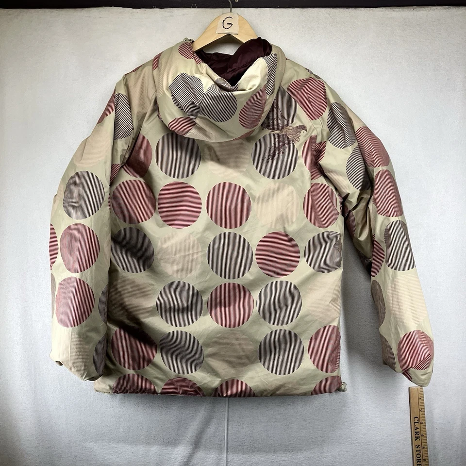 Chaqueta de esquí para snowboard reversible Burton Down mediana blanca pato para mujer Foto 3 de 4