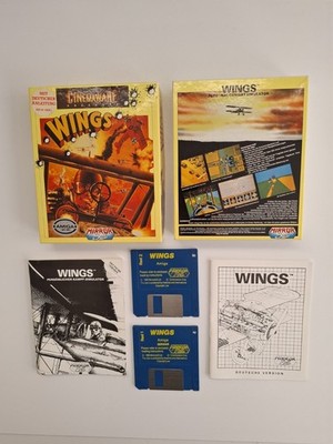 ORIGINAL Commodore Amiga Spiel OVP boxed - Wings - aus Sammlung RARITÄT