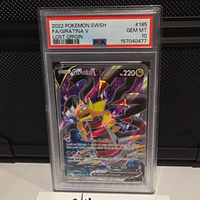 Pokemon 2022 Giratina V 185/196 SWSH11 Lost Origin Full Art Holo PSA 10 on eBay