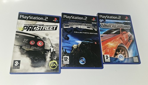 Need For Speed PS2 LOT - Underground - PROSTREET - Carbon PLAYSTATION 2 - PAL