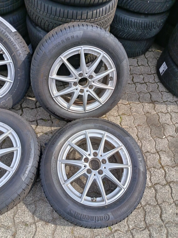 Mercedes A B Klasse CLA W177 W247 W118 205/60 R16 Winter Räder Winterräder ALU - Bild 2 von 4