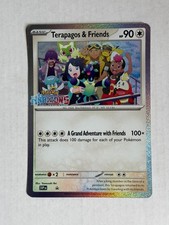 Terapagos & Friends Pokémon OVERSIZE Card 2024 SVP Black Star Promo Jumbo