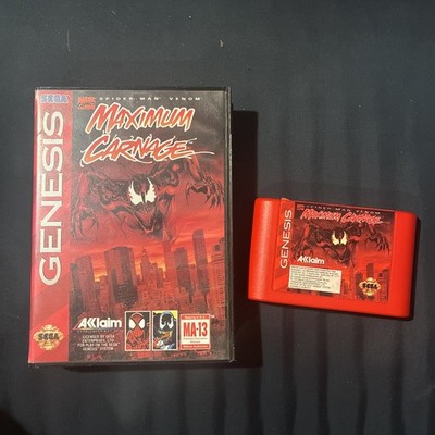 SEGA Genesis - Maximum Carnage - No Manual - Tested