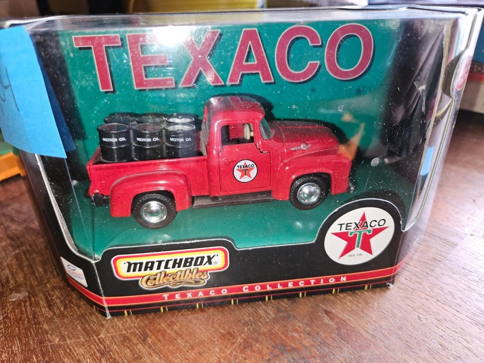 Camión grúa Chevy 3100 Texasco 1955, Matchbox coleccionables, serie Texaco, nuevo Foto 3 de 3