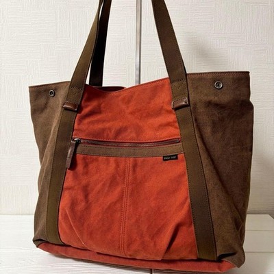 BAGGY PORT Canvas Tote Bag Large Capacity Travel Camping Used