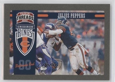 2011 Panini Threads Pro Gridiron Kings Green Framed 11/25 Julius Peppers HOF 1l2