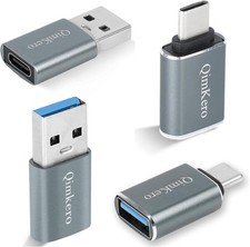 Type C Female To A Male Converter USB C Male To USB Female OTG Adapter- 4 Count 