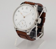 MEN'S WRISTWATCH CUSTOM MADE MARRIAGE WATCH 15 JEWELS ANTIQUE SWISS MOVEMENT