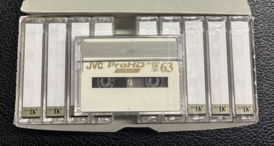 10x JVC Mini DV ProHD 63 Tape Kassette Neu  OVP Video M-DV63ProHD Aufnahme