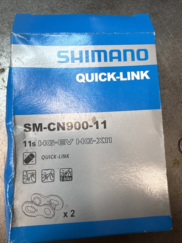 Shimano 11 Speed Chain Quick Link - 2 Pack - SM-CN900