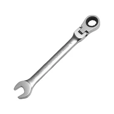 Ratchet Wrench 14mm 180° Flex Head 2-in-1 Industrial Mechanic Hand Tool