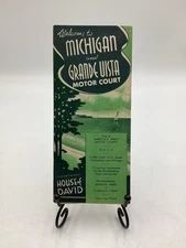 Vintage 1930s Grade Vista Motor Court Brochure 