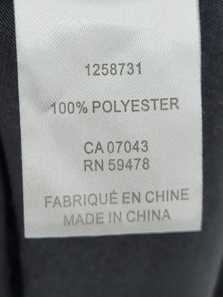 Blusa Joie Top Mujer Grande Negra Satén Manga Globo Volantes Cuello Popover Foto 4 de 4