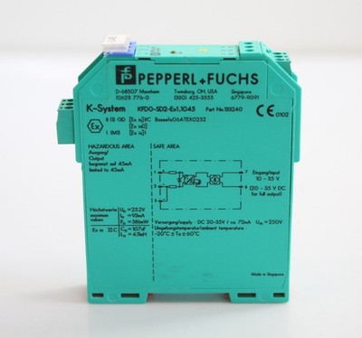 Pepperl+Fuchs KFD0-SD2-Ex1.1045 Signal Isolator (K-System)   Part No. 133240