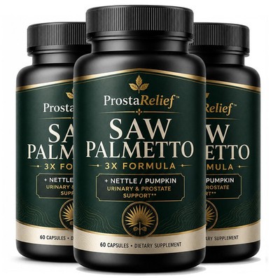 (3 Pack) Advanced Men's Prostate Support Supplement ProstaHealth Support Capsule