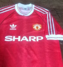 Manchester United 90-92 Reprint Jersey Home Short Sleeve UEFA Cup Cup Winners