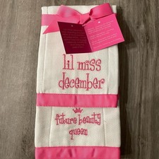 Burp Cloth 2 Lil Miss December