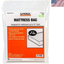Reusable Water-Resistant Full Mattress Bag   Protects Your Mattress During Moves