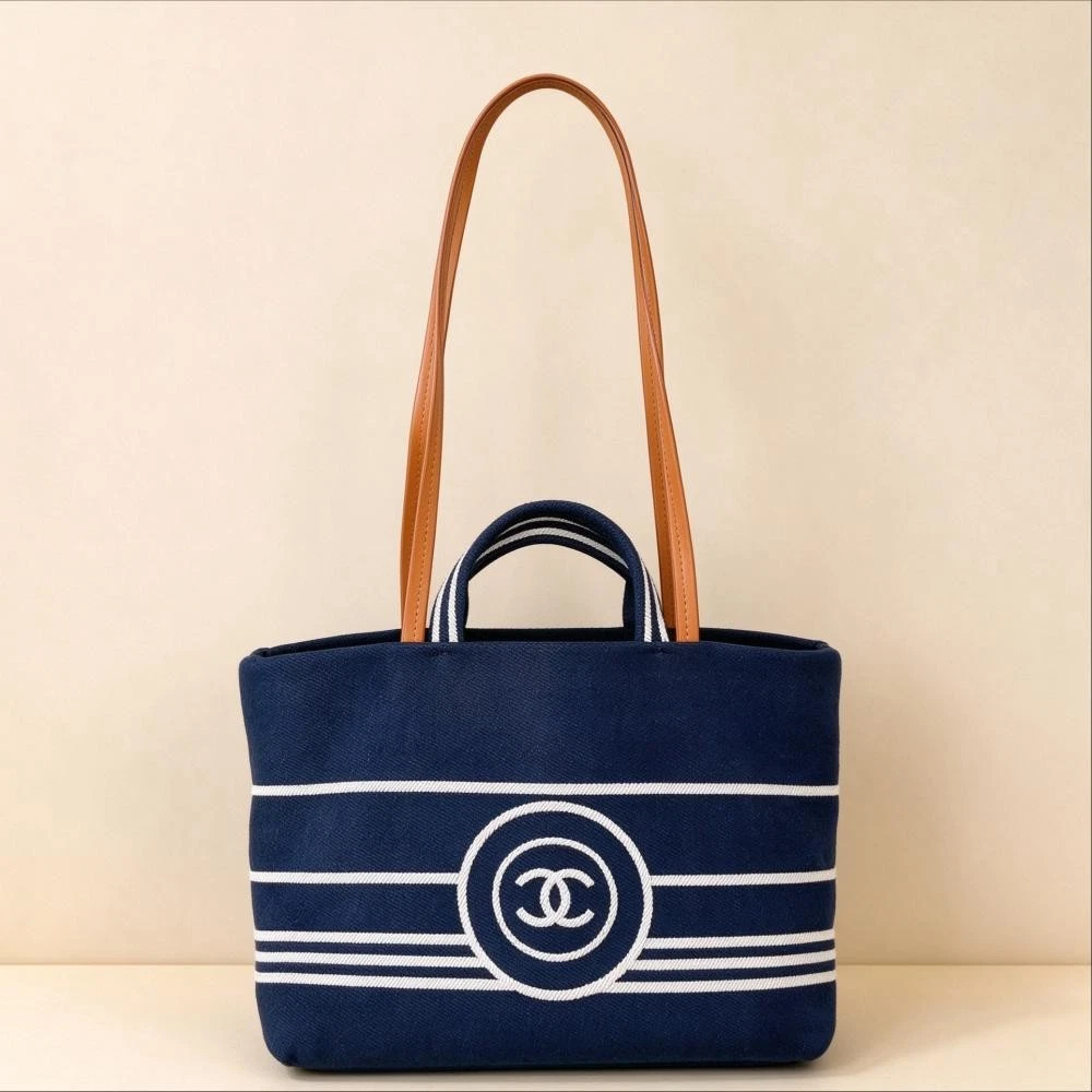 CHANEL Tote Striped Bags & Handbags for Women for sale | eBay