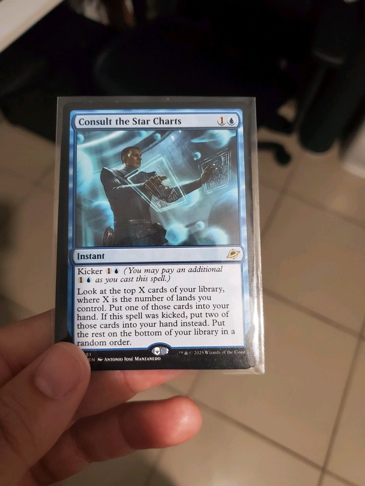MTG Consult the Star Charts Rare 72 English Edge of Eternities