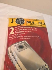 Shop-Vac Type J Paper Filter Bags for 15-22 Gallon Vacuums  90673 Pack Of 2