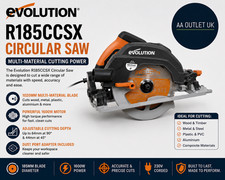 Evolution Power Tools R185CCSX Circular Saw 1020mm Multi Material Blade
