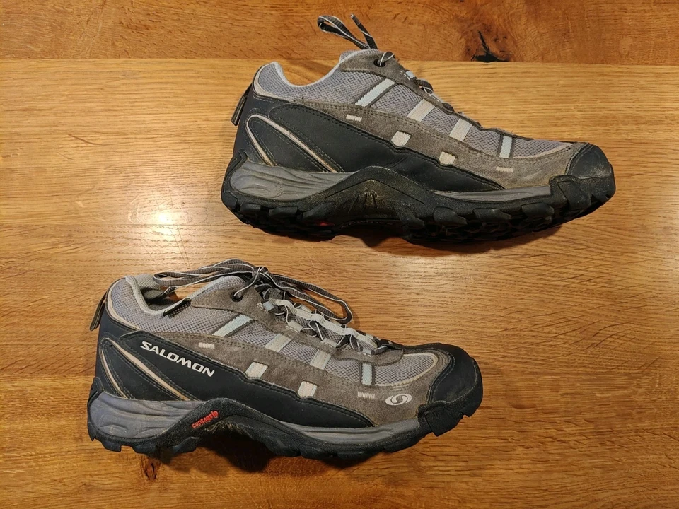 Salomon Trekkingschuhe Goretex Grautöne Gr 40 2/3