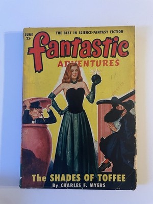 Fantasy Adventures 6 Vol 12 Vg/fn 1950 Pulp Ziff Davis Pub