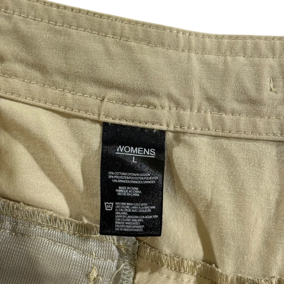 Pantalones cortos de pesca Huk para mujer talla L amarillos Foto 4 de 4