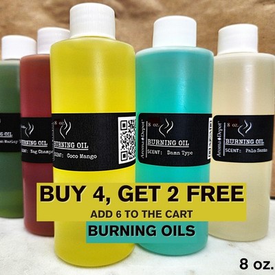 Burning Oil 8 oz. Scented Oil, Perfume Oil for Oil Burner Fragrance Wax Lamp